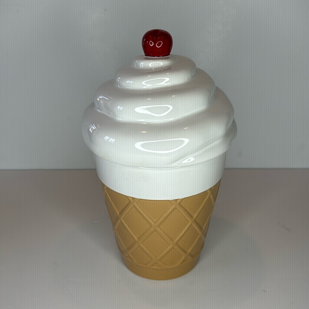 Top Cherry ice cream canister